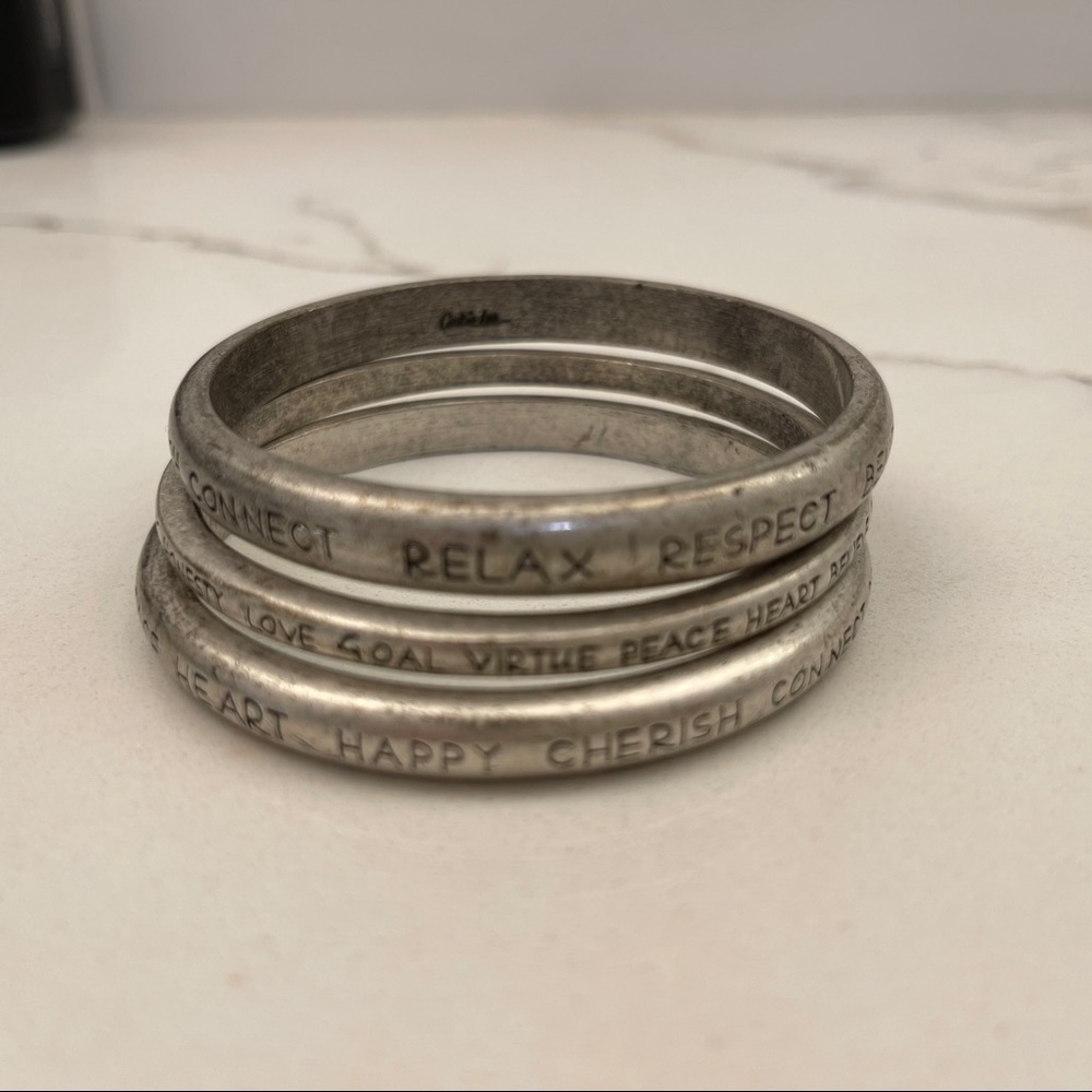 Cookie Lee “phrase” bracelets